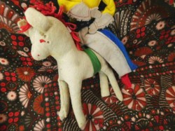 felt rider horse view